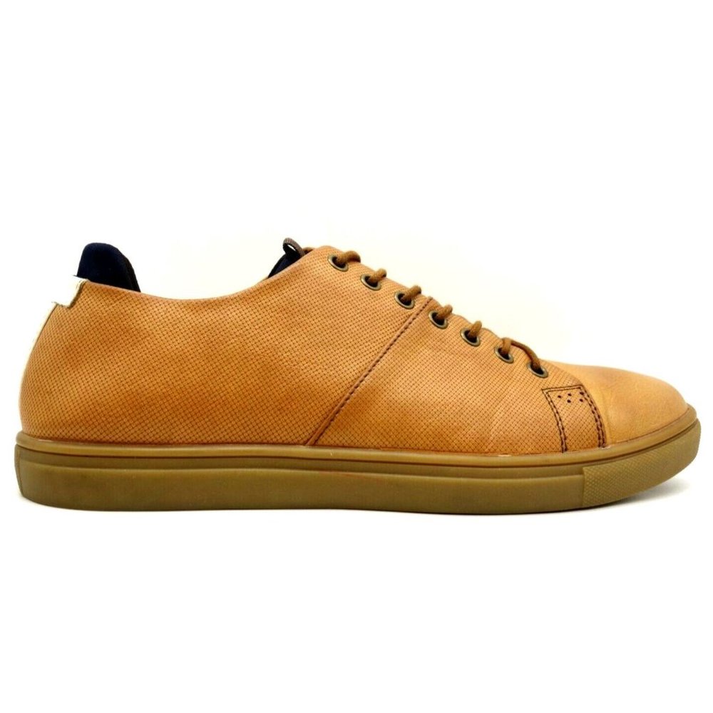 Kenneth Cole Unlisted Design Brown Casual Lace Up Sneakers Shoes Men's 10 M